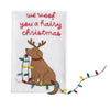 Xmas Embroidered Towel