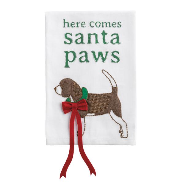Xmas Embroidered Towel