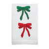 Embroidered Bow Towel