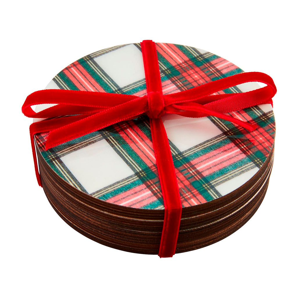 Tartan Lacquer Coaster