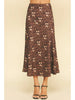 Leopard Midi Skirt