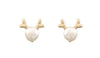 Pearl Reindeer Earrings