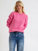 Pink Mock Neck Sweater