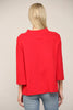 Mock Neck Bell-Sleeve Sweater