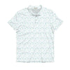 Coastal Performance Polo White, Blue & Seafoam