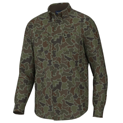 Prairie Performance Twill Sport Shirt Dark Olive