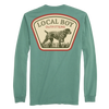 GSP Badge Long Sleeve Tee Light Green