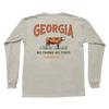 Georgia No Farms, No Food LS Pocket Tee