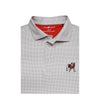 Standing Dog UGA Checker Polo White/Black/Red