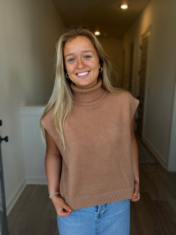 Heather Grey & Ivory Collar Sweater