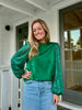 Melanie Green Sequin Top