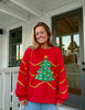 Red Christmas Tree Sweater