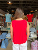 Cherry Cotton Tank Top