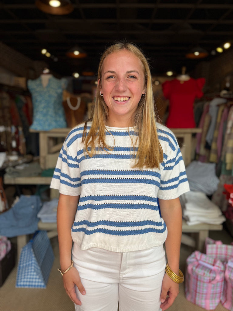 Prado Stripe Sweater Tee