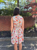 Multi Floral Cut Out Mini Dress