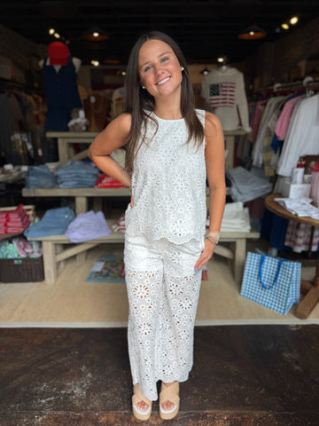 Blue Floral Romper
