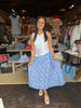 Wren Wrap Skirt Haven Tile Blue