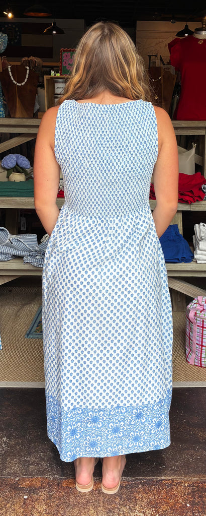 Abigail Midi Dress Blue