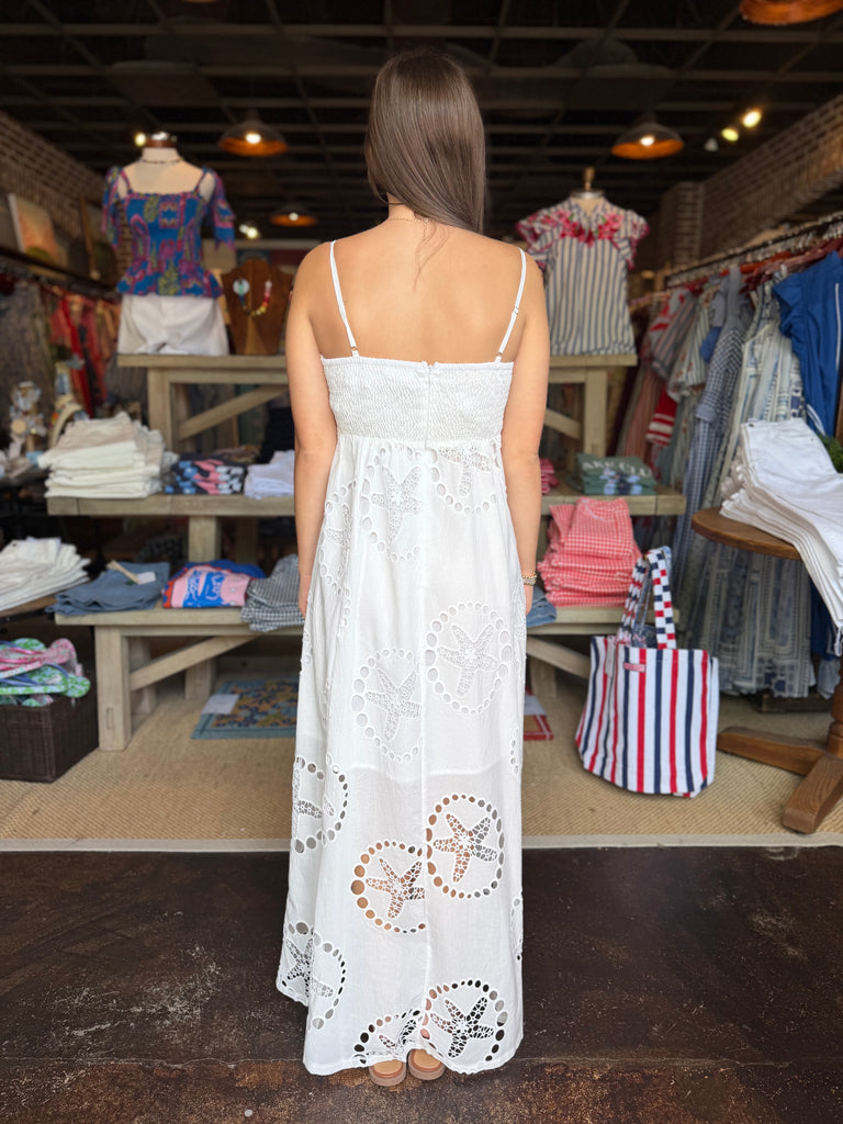 Embroidery Maxi Dress