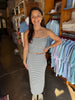 Caffari Stripe Tube Top