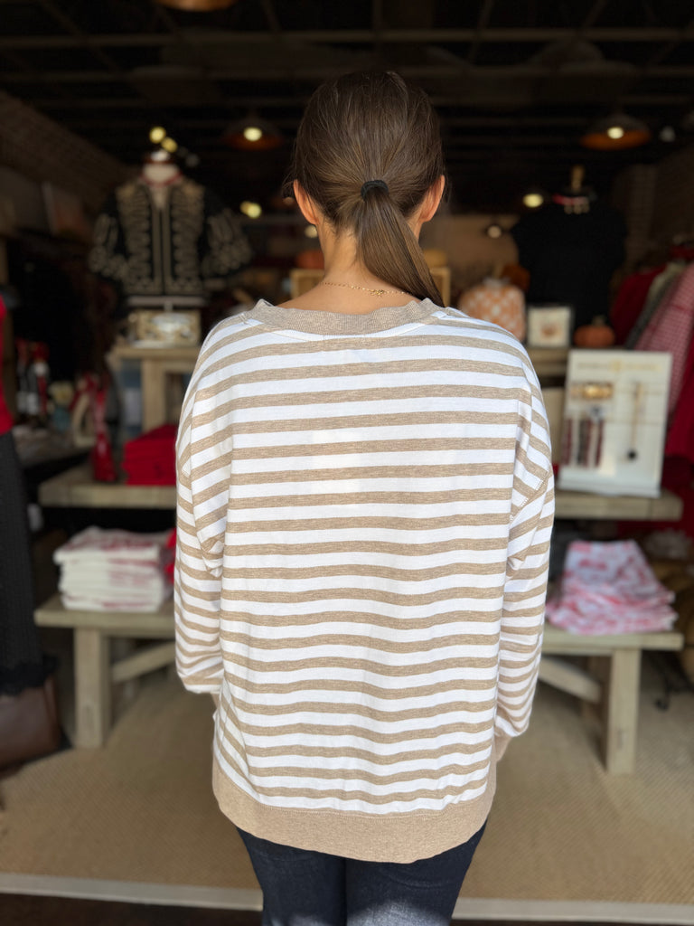 Everyday Striped Crew