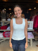 Solid Double Knit Scoop Tank