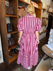 Melody Midi Dress Pink Wine