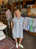 Kaelee Printed Flutter Sleeve Dress