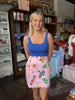 FINAL SALE - Pink Toucan Fruit Scallop Skirt