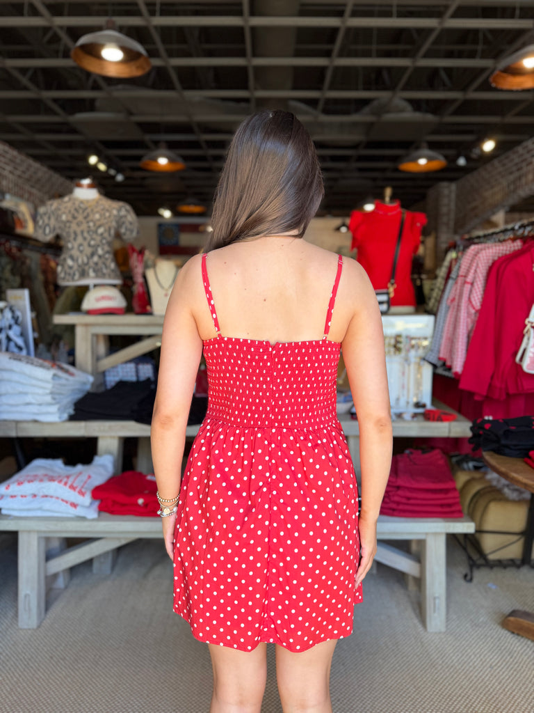 Lynn Polka Dot Mini Dress