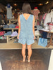 Denim V-Neck Romper