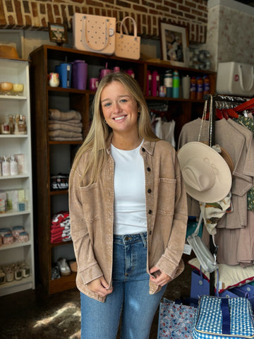 Heather Grey & Ivory Collar Sweater