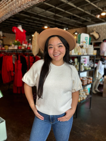 Phoebe Pink/Orange Stripe Sweater