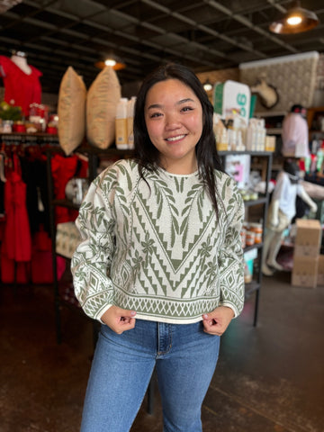 Phoebe Pink/Orange Stripe Sweater