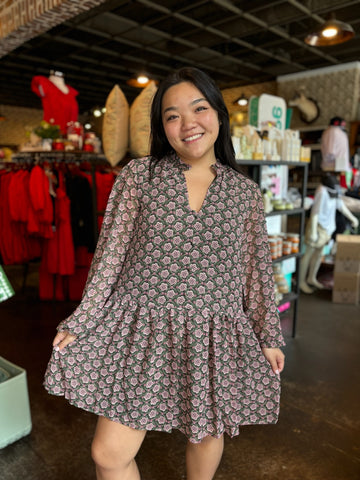 Floral Smocked Blouse