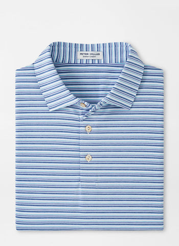 Lavender Fields Performance Jersey Polo Cyan