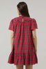 Boswell Tartan Plaid Mini Dress