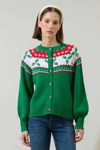 Fair Isle Cropped Sweater