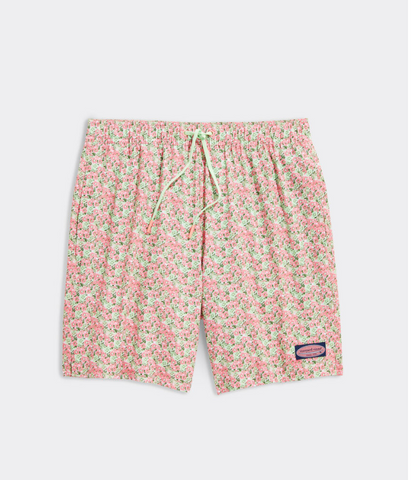 Boats and Ropes Swim Trunk Peach Bloom