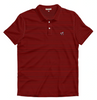 UGA Loblolly Stripe Performance Polo Red/Black Standing Dawg