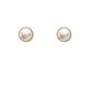 Pearl Petal Stud Earring