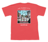 NEW Vintage Athens Short Sleeve Pocket Tee Nantucket Red