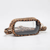 Clear/Gameday Double Zipper Oval Bag
