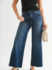 Dark Denim Scissor Cut Wide Leg Pant