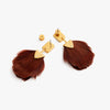 Bezel Drop Earring