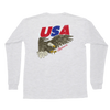 USA Eagle Long Sleeve Pocket Tee