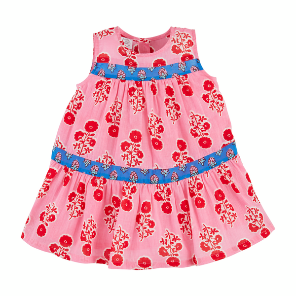 Mixed Block Print Dress