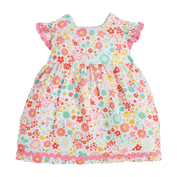 Rainbow Floral Baby Dress