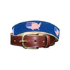 America Outline Ribbon Belt