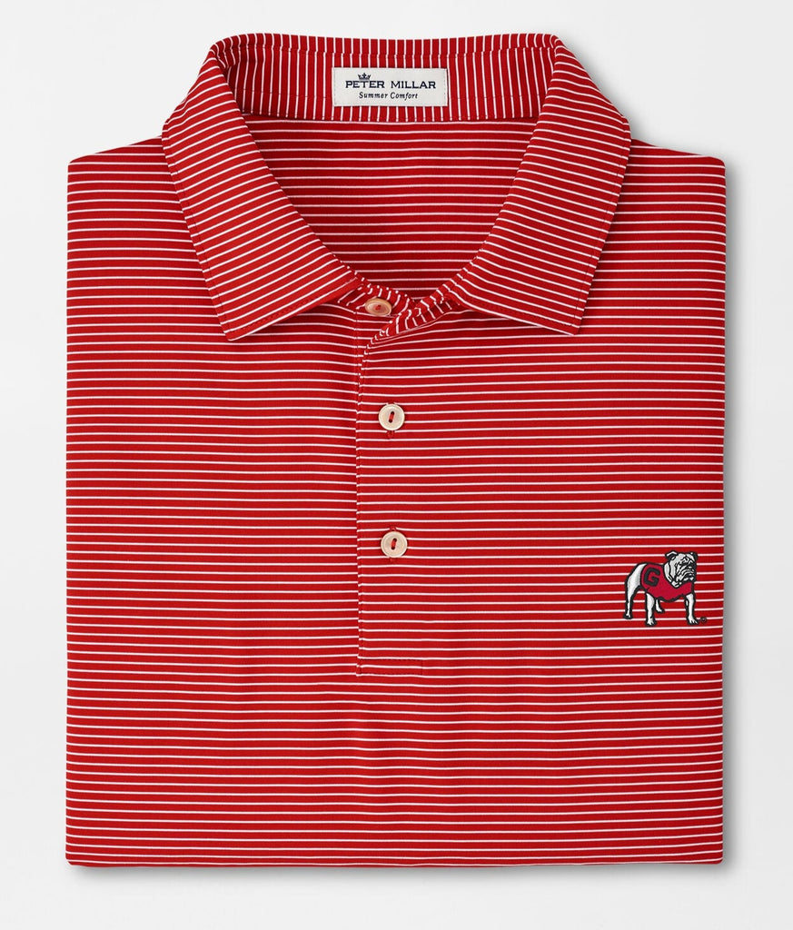 Peter Millar Jubilee Stripe Stretch Jersey Performance Polo